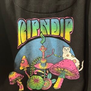 RIPNDIP Black Graphic sweatshirt